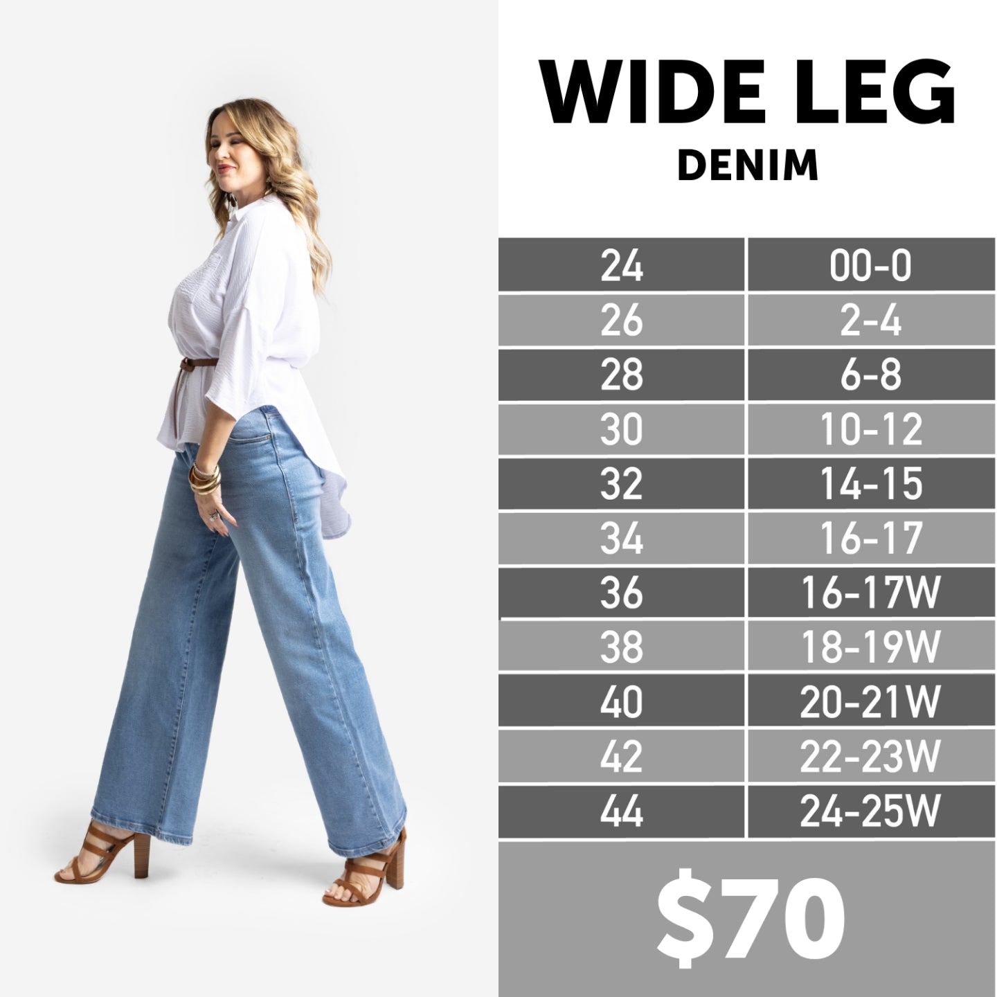 Wide Leg Denim