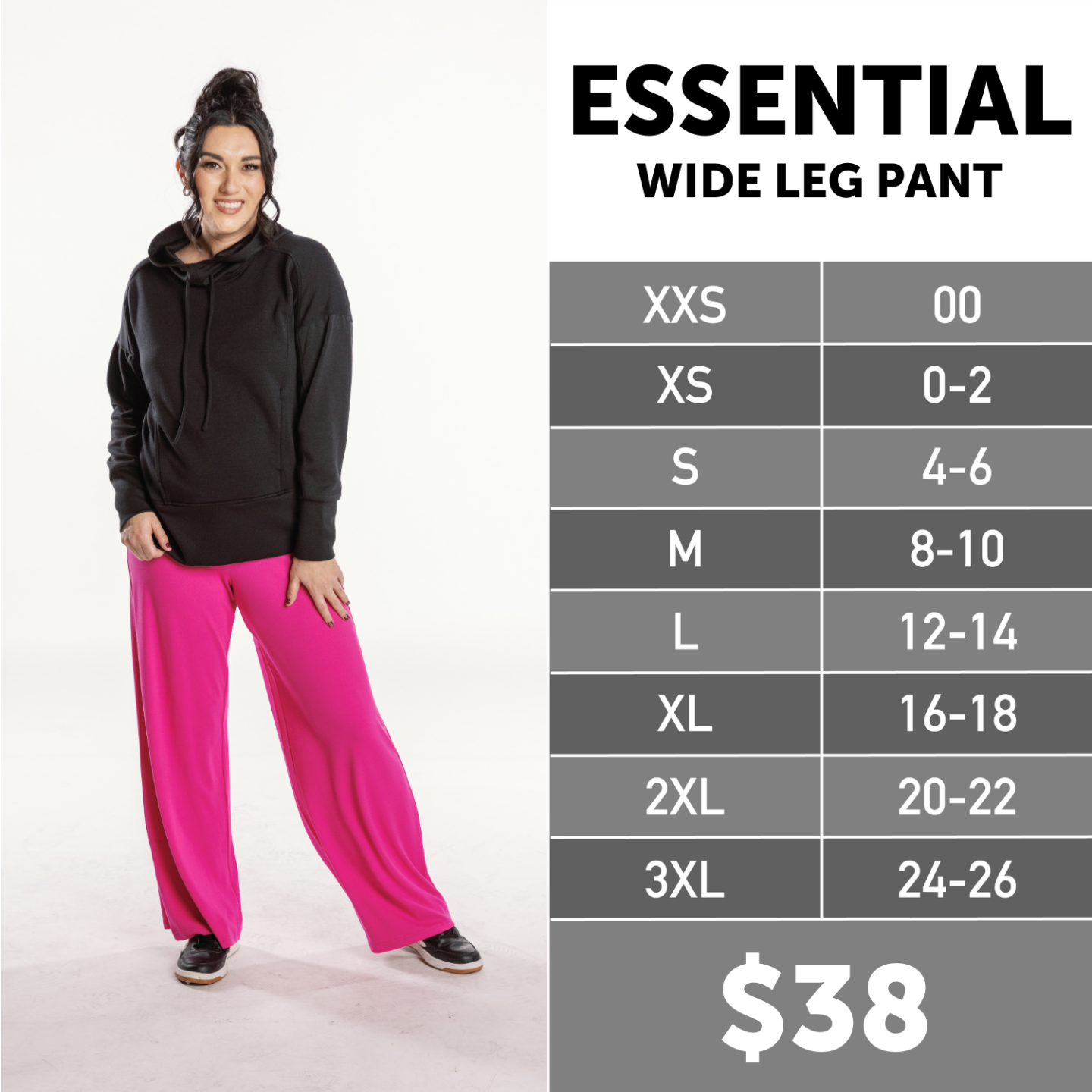 Essential Wide Leg Pant