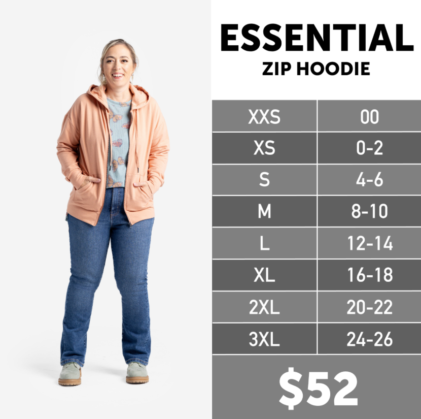 Essential Zip-Up Hoodie